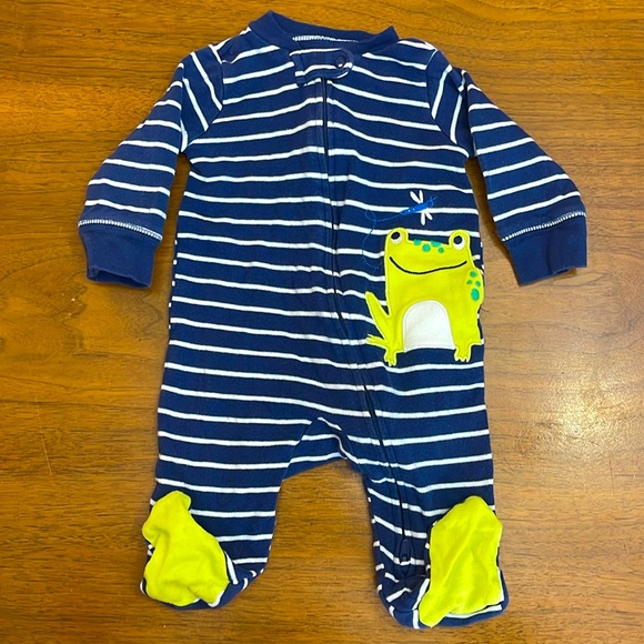 OLD NAVY CARTERS EUC 100% Cotton Bundle of 6 Newborn Baby Boy Sleeper Pajama - Picture 6 of 7